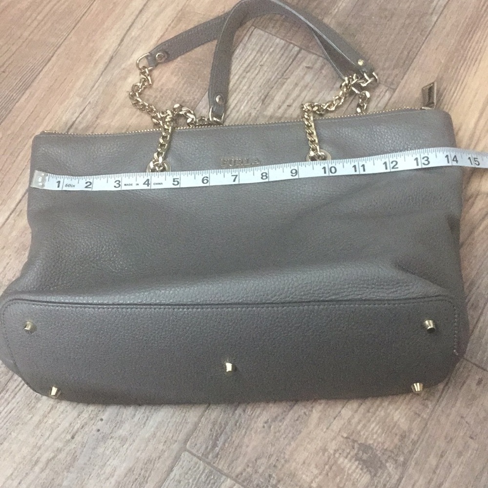 Furla leather tote chain purse - Picture 7 of 8